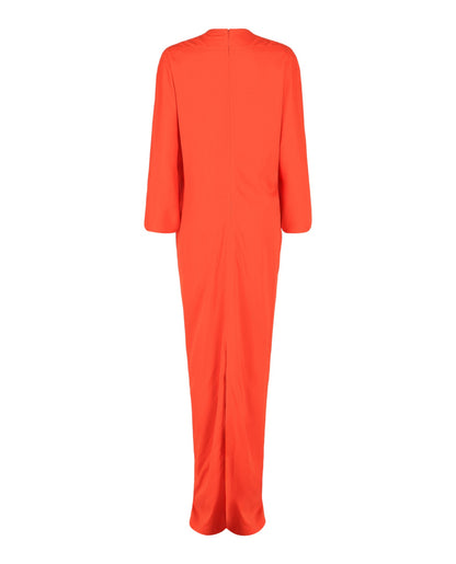 Ferragamo V-Neck Maxi Dress