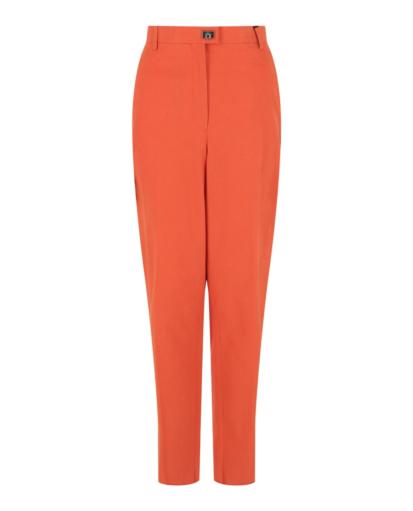 Ferragamo Gancini-Plaque Straight-Leg Trousers