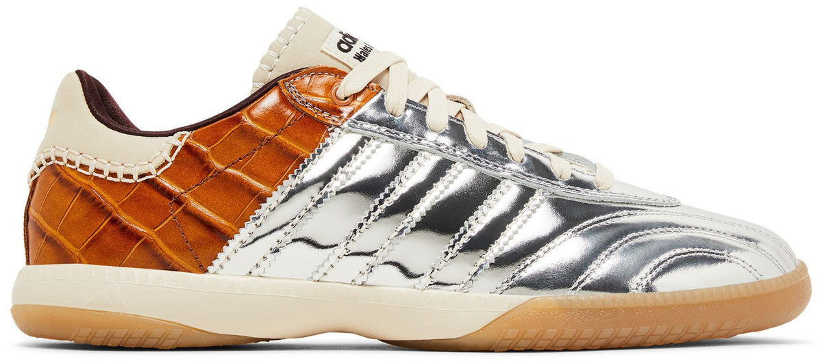 adidas Men's Wales Bonner X Samba Millennium 'Silver Metallic Easy Yellow' Sneakers