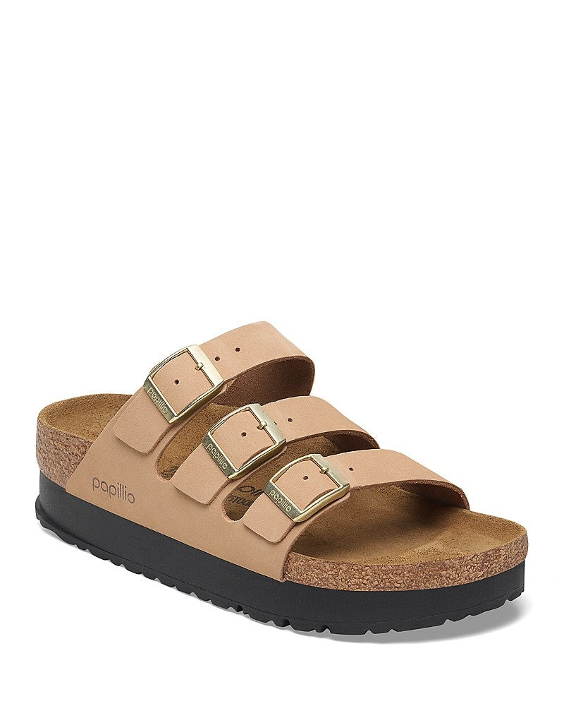 Birkenstock Florida Platform Flex Nubuck Sandals