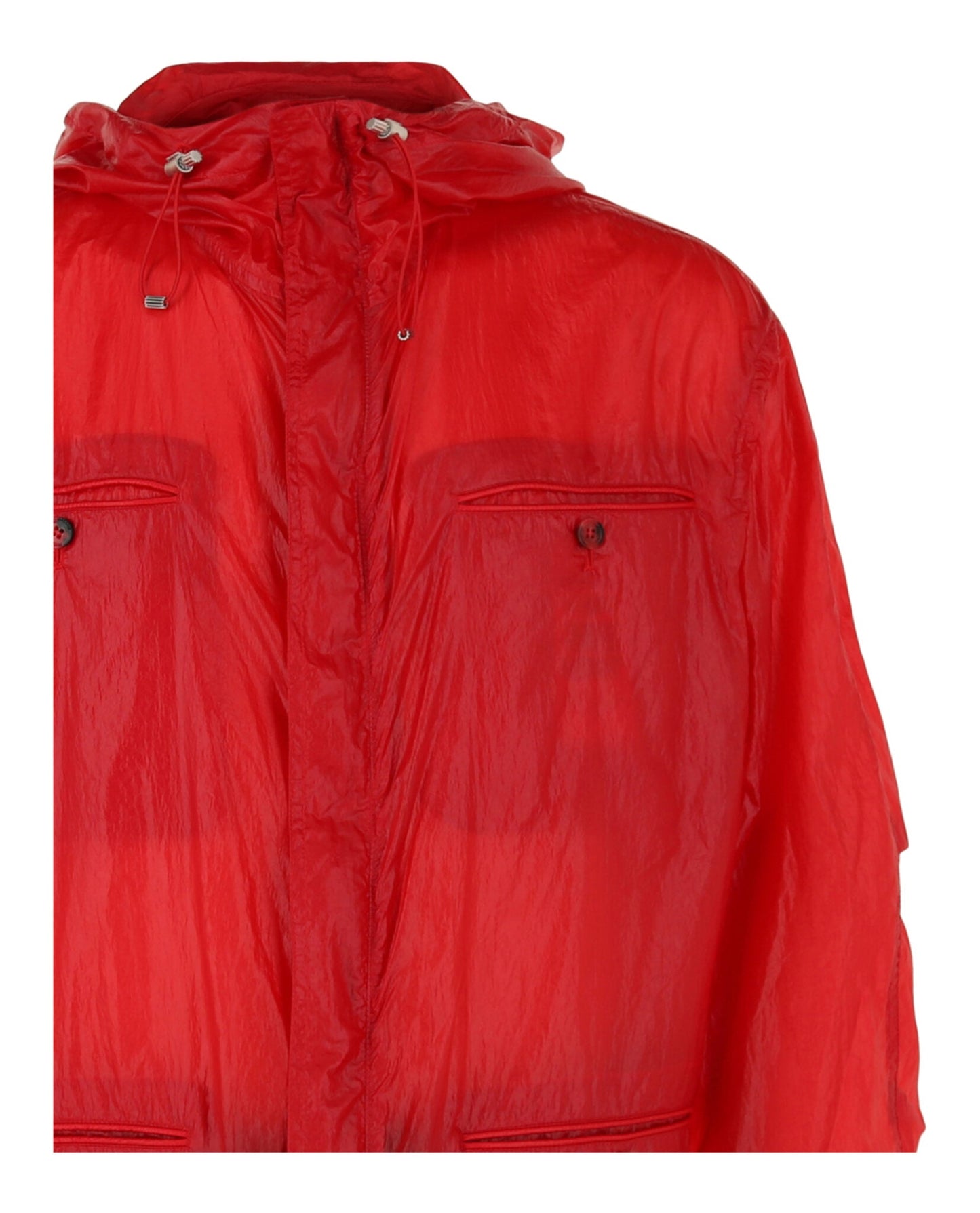 Ferragamo Hooded Windbreaker Jacket