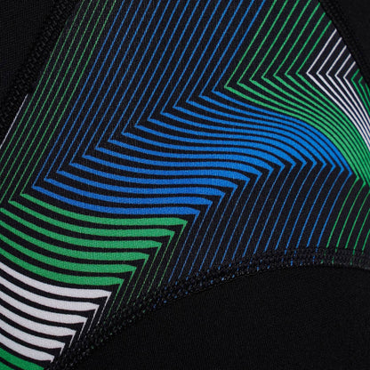 Speedo Endurance Precision Splice Jammer Men's Swimsuit - Blue/Green - FINAL SALE