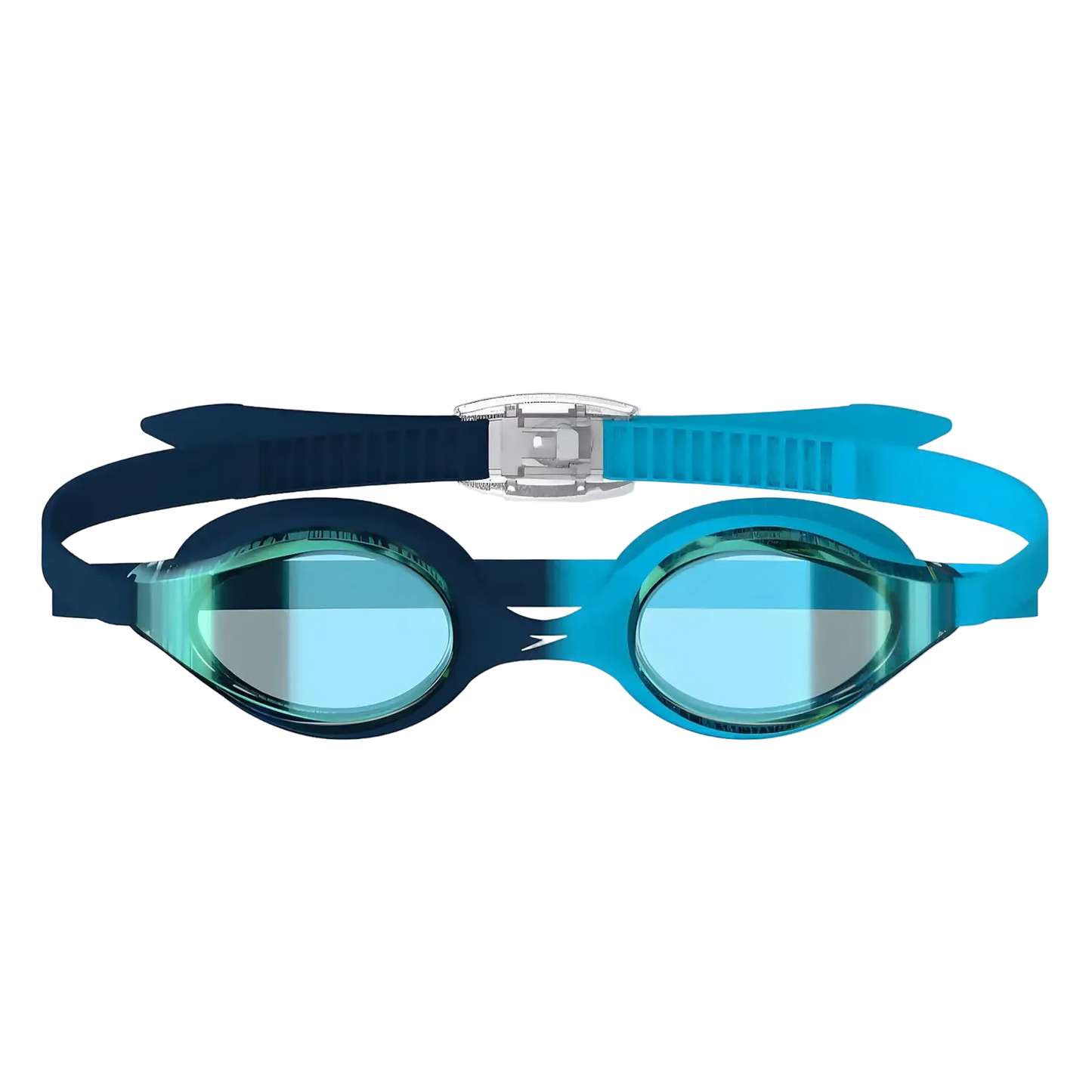 Speedo Unisex Hyper Flyer Limited Edition Mirrored Junior Ages 6-14 Goggle - Blue Navy