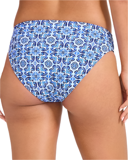 Tommy Bahama Terrazzo Tile Reversible Hipster Bottoms - Palace Blue - FINAL SALE