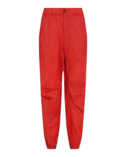 Ferragamo Coated Drawstring Straight-Leg Pants