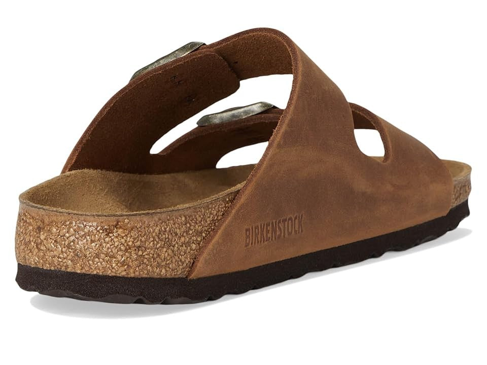 Birkenstock Unisex Arizona Natural Leather Cognac