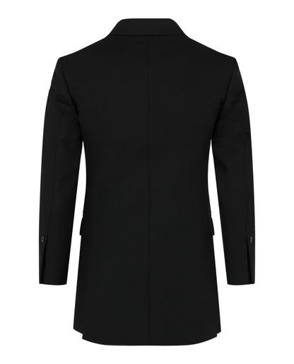 Ferragamo Silk Trimmed Double-Breasted Blazer