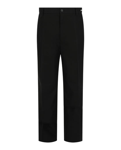 Ferragamo Flared Cotton Chino Trousers