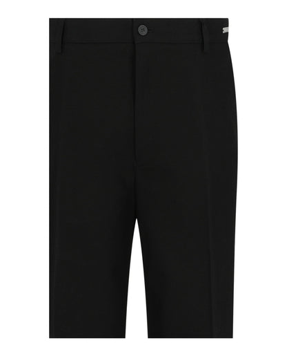 Ferragamo Flared Cotton Chino Trousers
