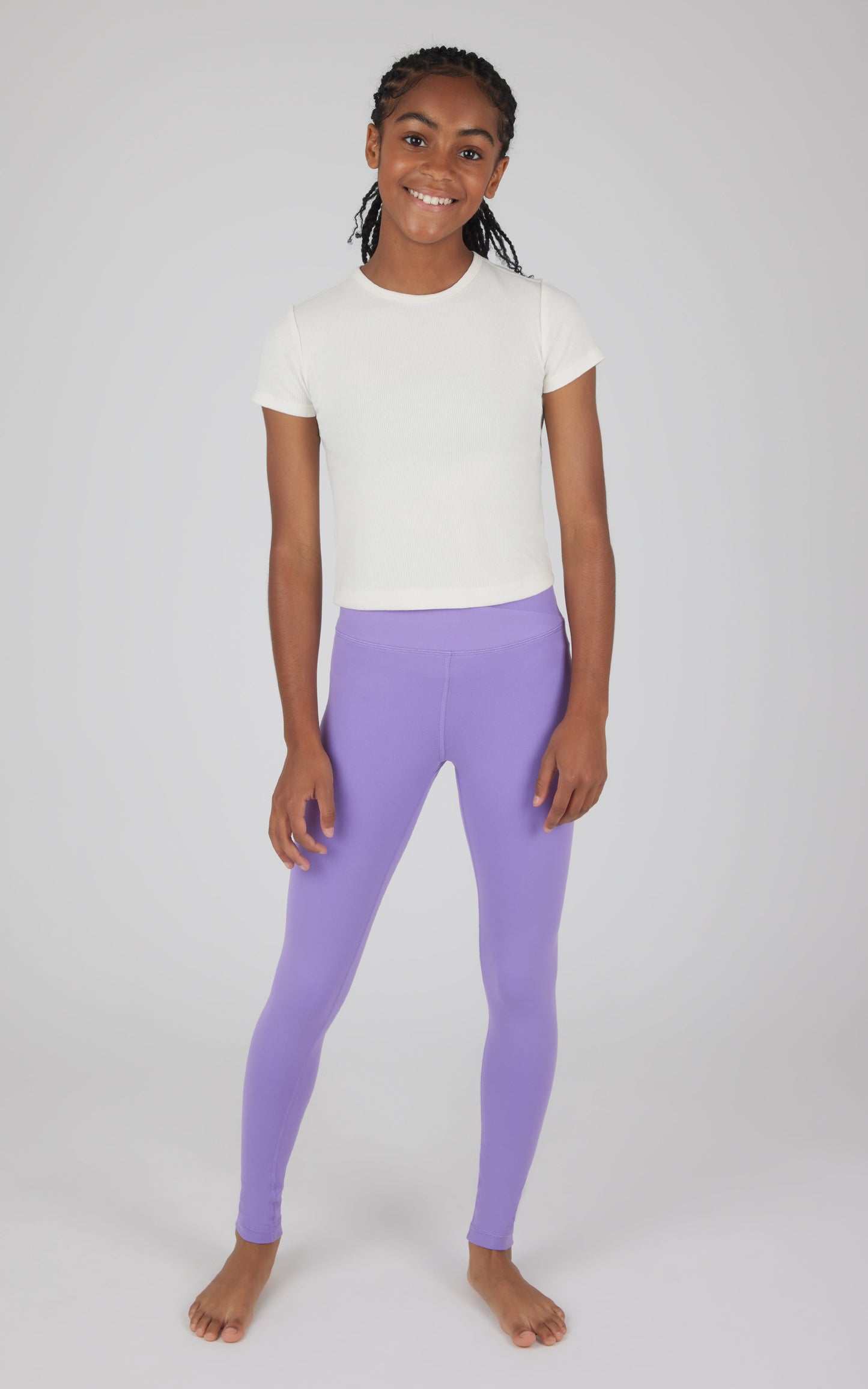 90 Degree by Reflex Girls 2 PK Crossover and Everyday Legging