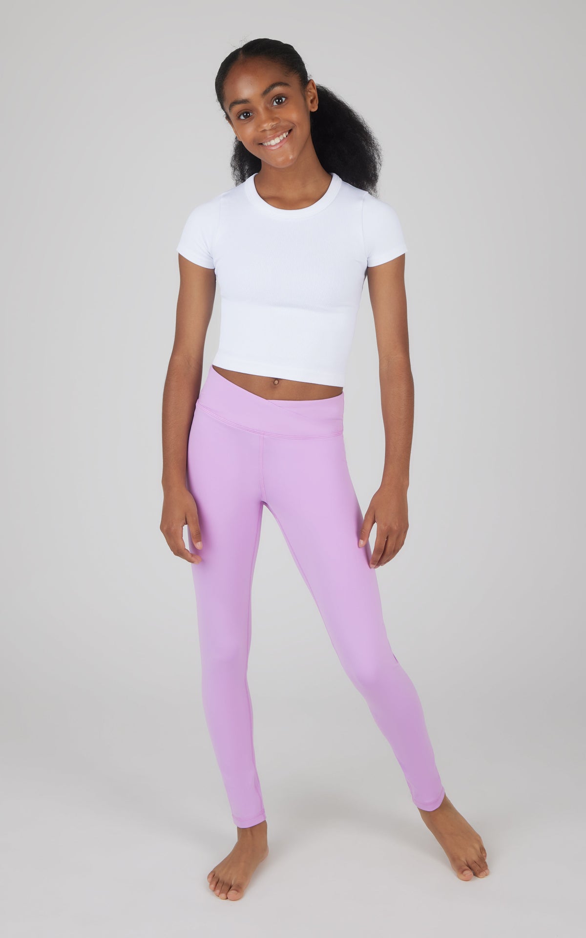 90 Degree by Reflex Girls 2 PK Crossover and Everyday Legging