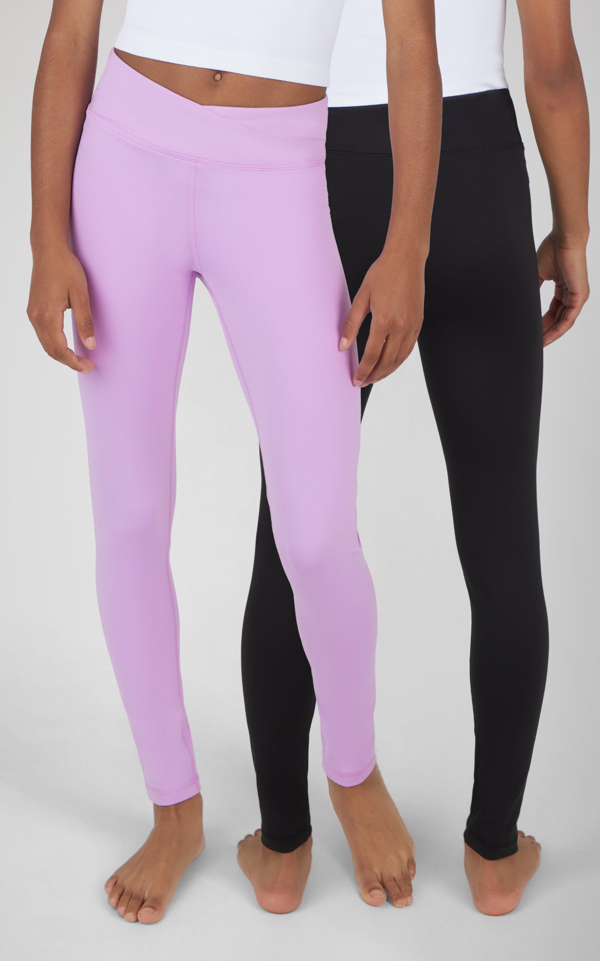 90 Degree by Reflex Girls 2 PK Crossover and Everyday Legging