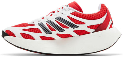 adidas Men's Adizero Aruku 'White/ Pure Ruby' Sneakers