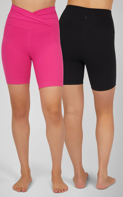 90 Degree by Reflex 2 PK 7" Twist and Everyday Bike Shorts