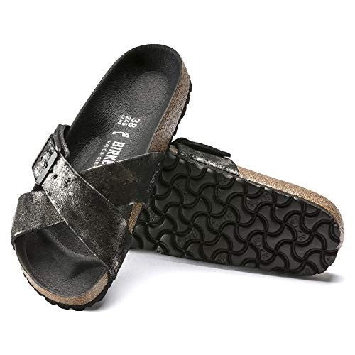 Birkenstock Unisex Siena Vintage Leather Black