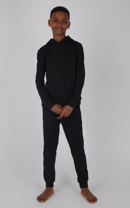 90 Degree by Reflex 2 PC Boys Brushed Terry Pullover Hoodie+ Jogger Set