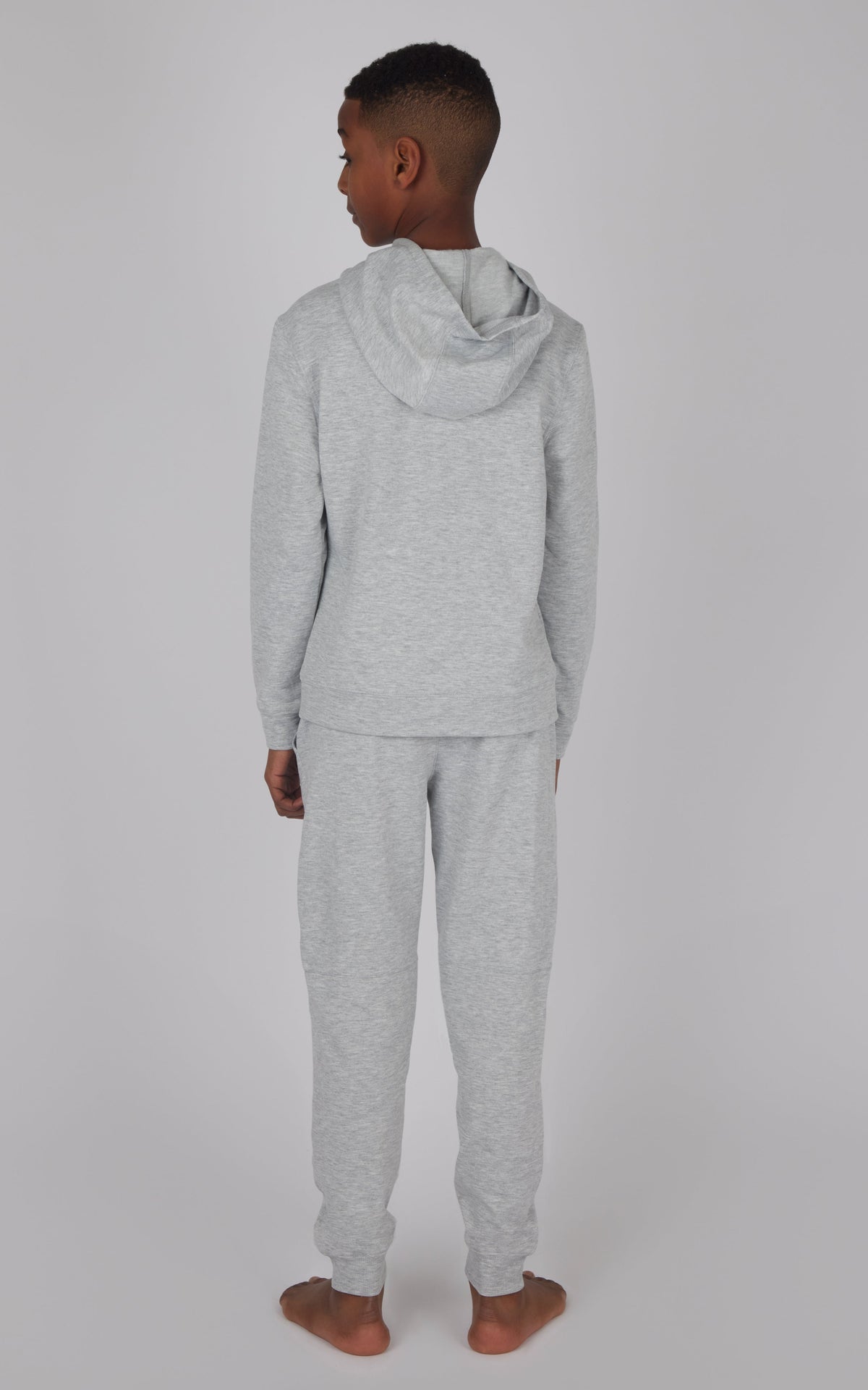 90 Degree by Reflex 2 PC Boys Brushed Terry Pullover Hoodie+ Jogger Set