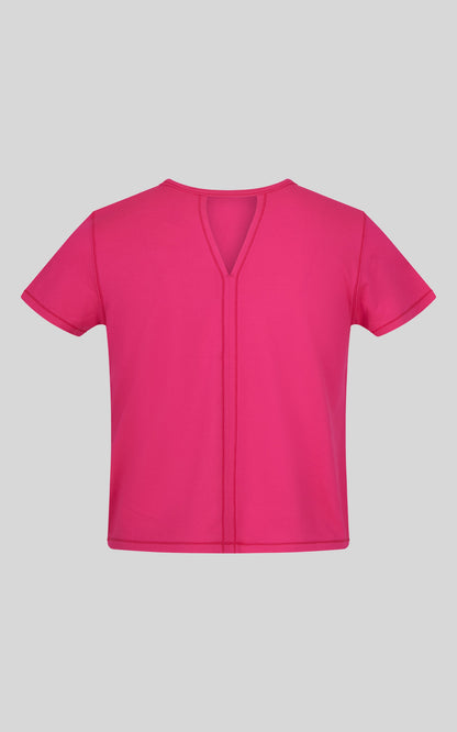 90 Degree by Reflex Girls 2 PK Short Sleeve Shirt and Boxy Tee