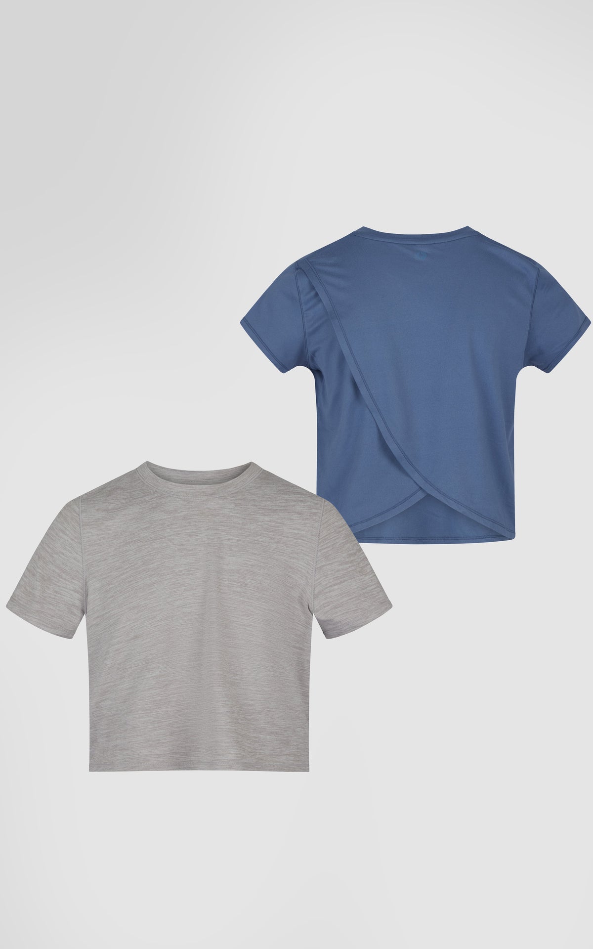 90 Degree by Reflex Girls 2 PK Tulip Back and Super Soft Tee