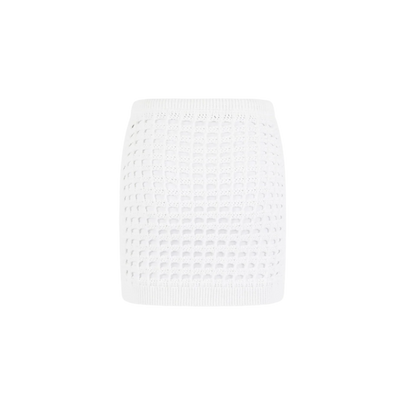 Kulani Kinis Crochet Mini Skirt - Ivory