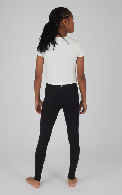 90 Degree by Reflex Girls 2 PK Interlock Everyday Cargo and Basic Legging