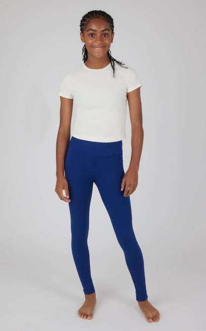 90 Degree by Reflex Girls 2 PK Interlock Everyday Cargo and Basic Legging