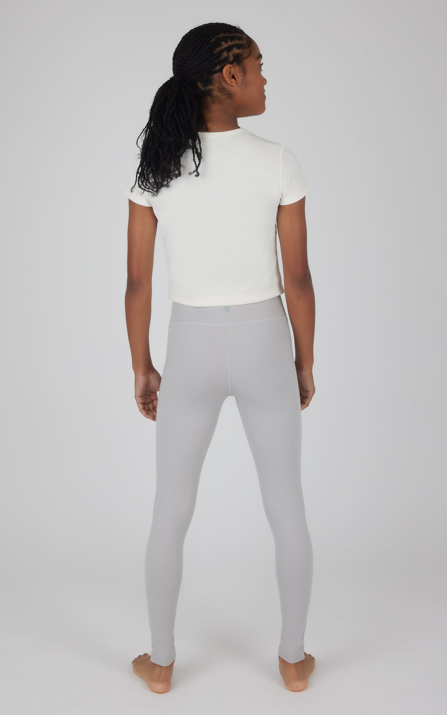 90 Degree by Reflex Girls 2 PK Interlock Everyday Cargo and Basic Legging