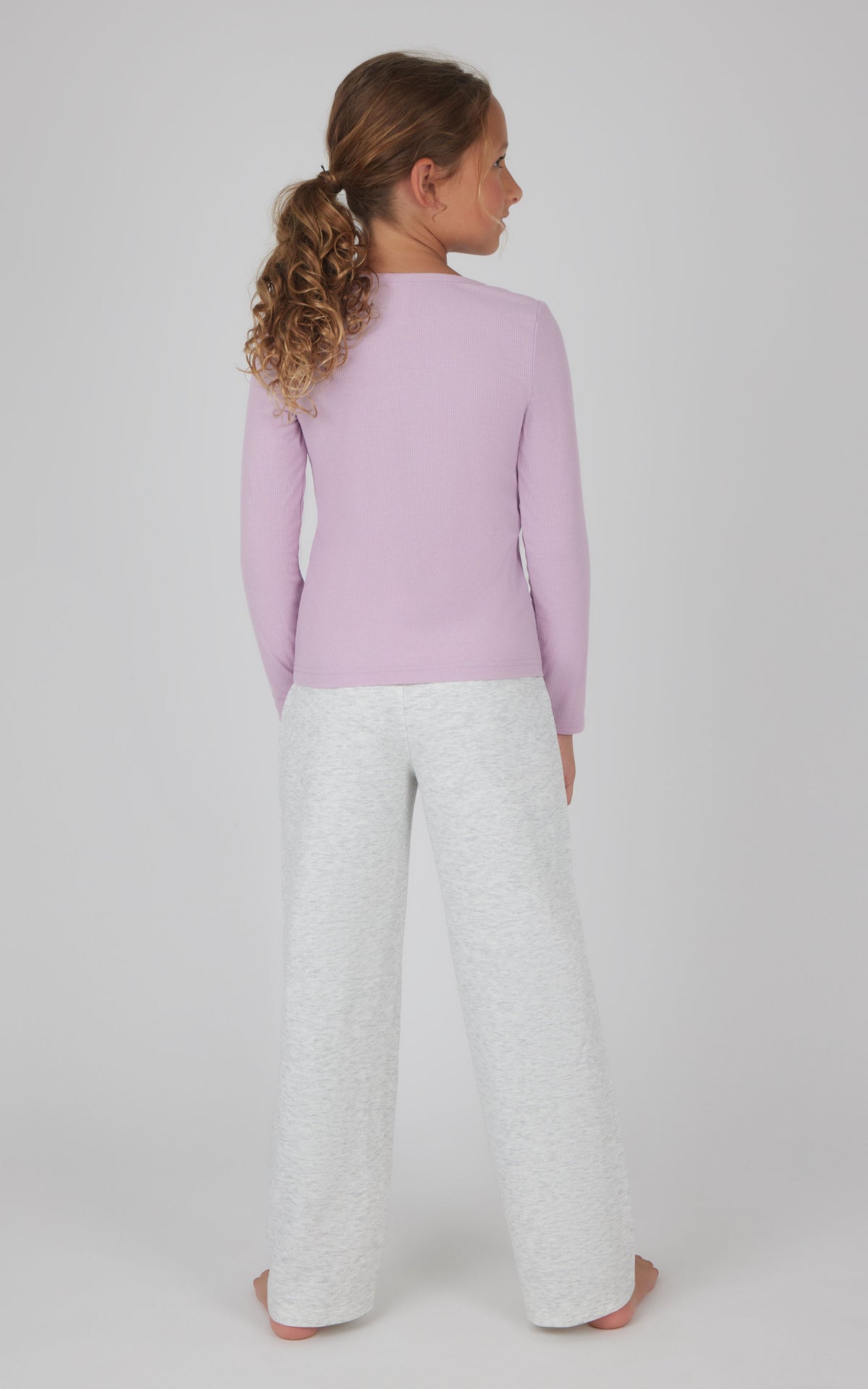 90 Degree by Reflex Girls Heavenly Rib School's Out Square Neck Top and Pant