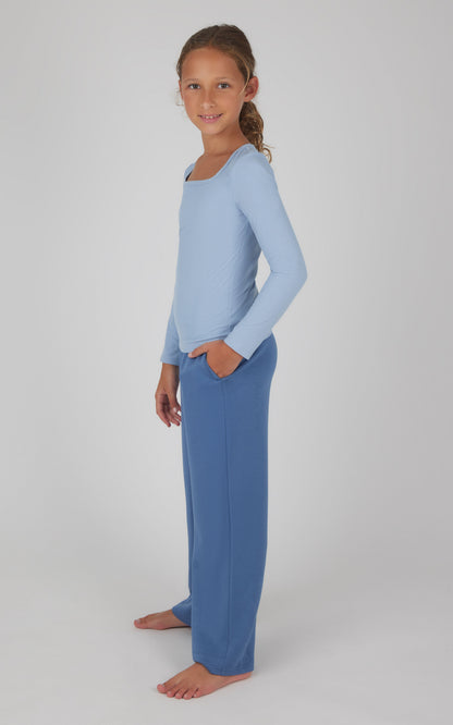 90 Degree by Reflex Girls Heavenly Rib School's Out Square Neck Top and Pant