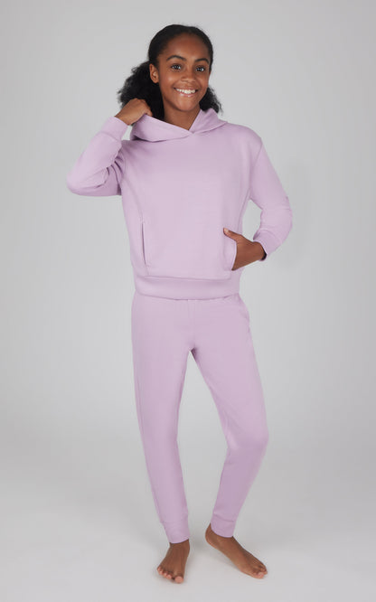 90 Degree by Reflex Girls 2 PC Pullover Hoodie + Jogger Set
