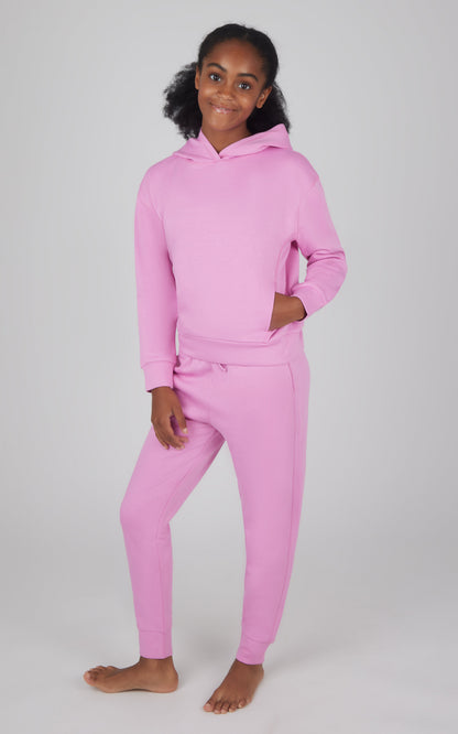 90 Degree by Reflex Girls 2 PC Pullover Hoodie + Jogger Set