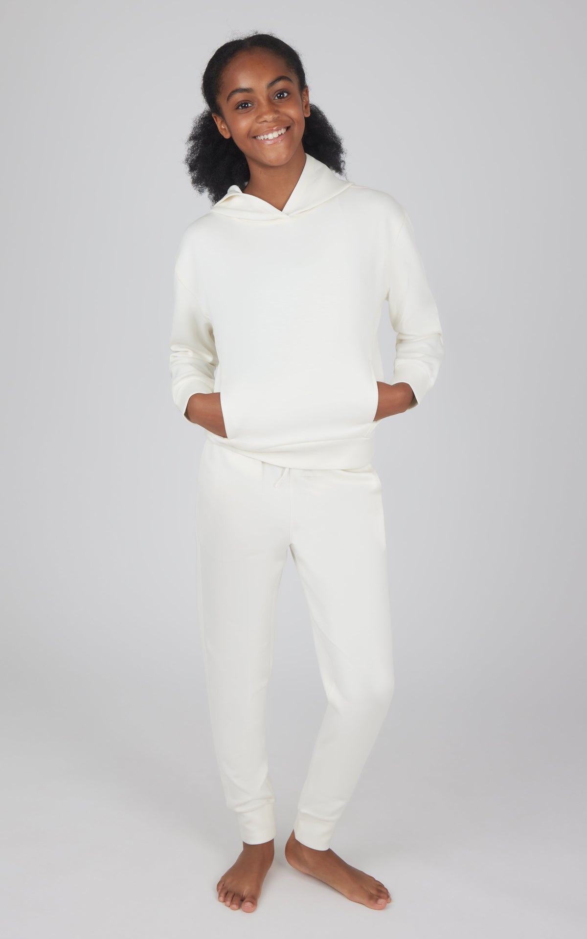 90 Degree by Reflex Girls 2 PC Pullover Hoodie + Jogger Set