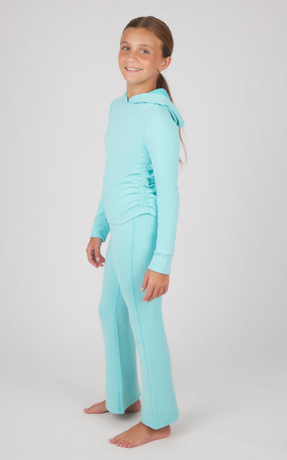 90 Degree by Reflex Girls 2 PC Hoodie and Flared Leg Pant
