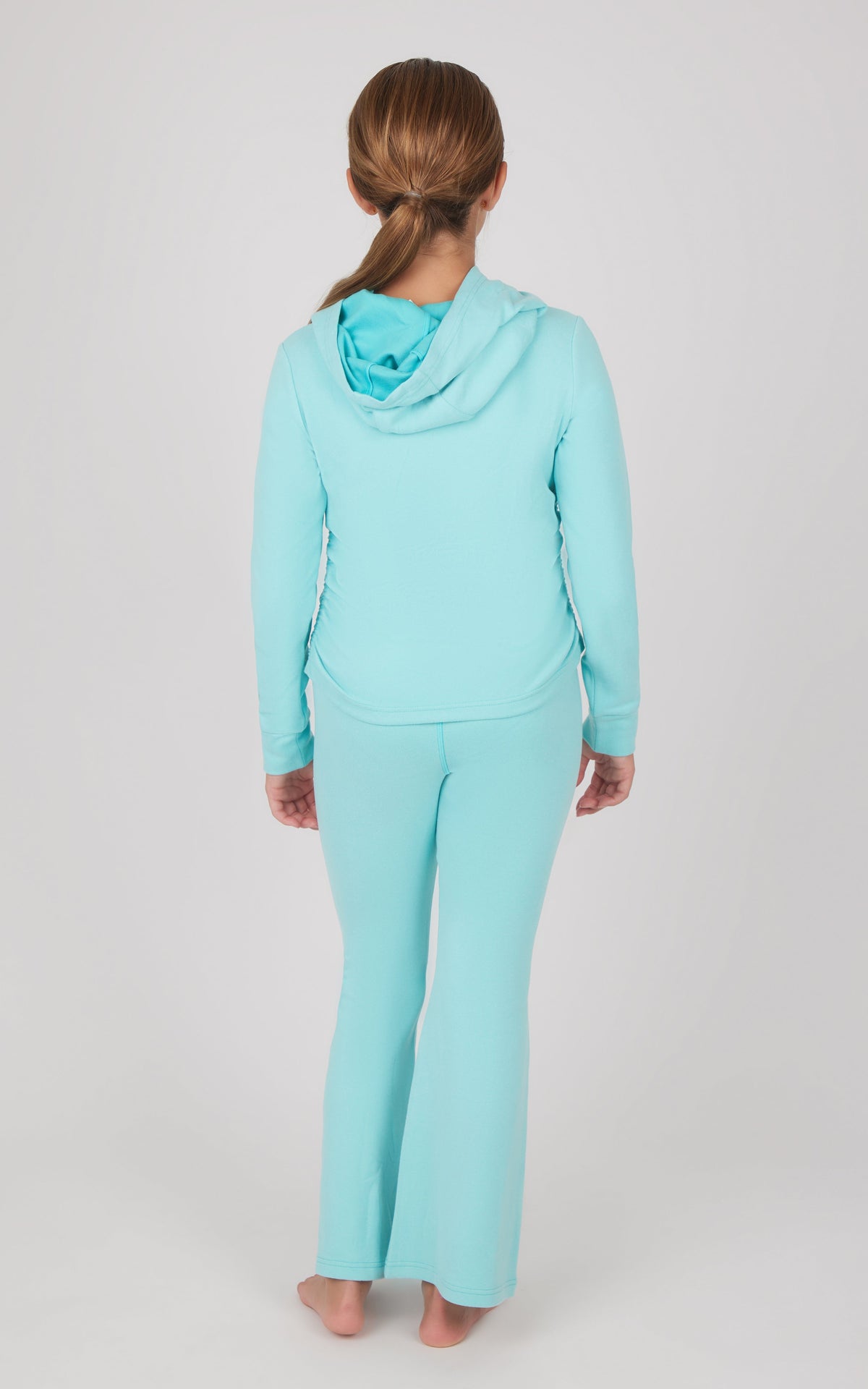 90 Degree by Reflex Girls 2 PC Hoodie and Flared Leg Pant