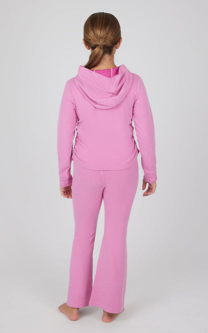 90 Degree by Reflex Girls 2 PC Hoodie and Flared Leg Pant
