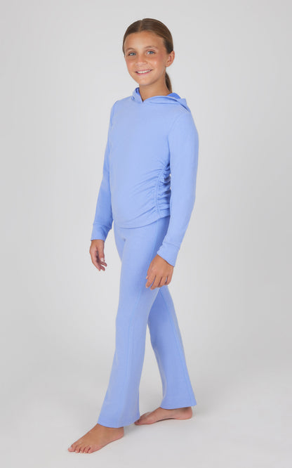 90 Degree by Reflex Girls 2 PC Hoodie and Flared Leg Pant