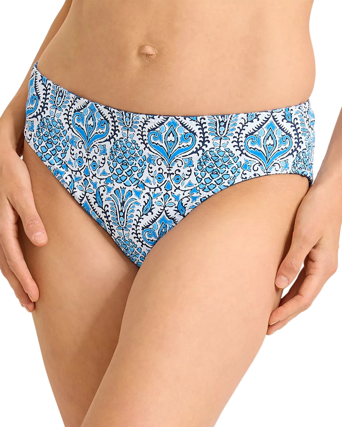Tommy Bahama Reversible High Waist Bikini Bottom - Noble Pineapple