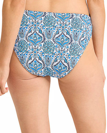 Tommy Bahama Reversible High Waist Bikini Bottom - Noble Pineapple