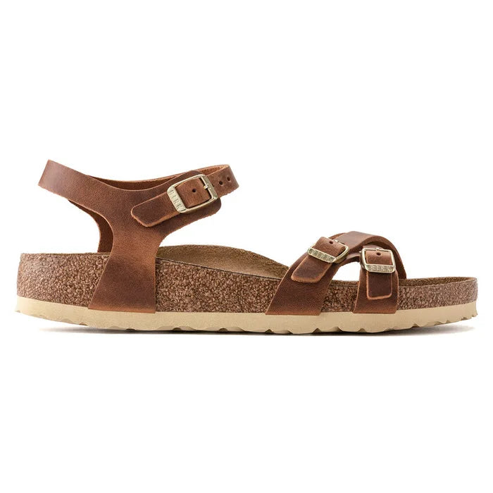 Birkenstock Kumba Oil Leather Cognac