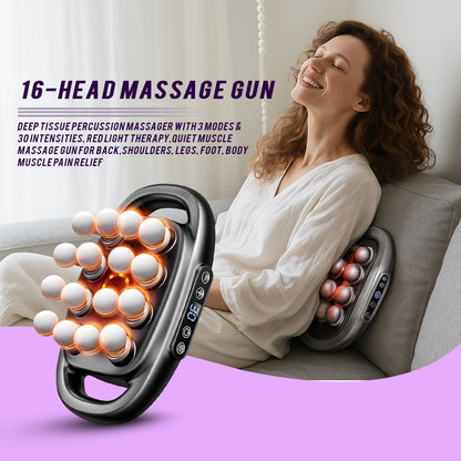 16-Head Muscle Massage Gun