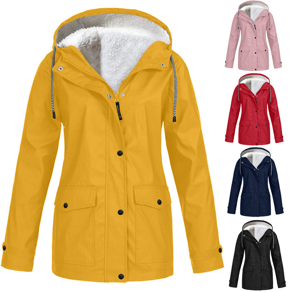 Outdoor Hooded Fleece Jacket