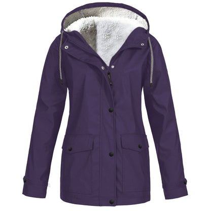 Outdoor Hooded Fleece Jacket