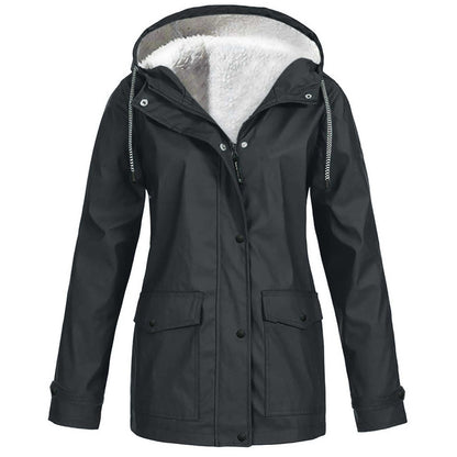 Outdoor Hooded Fleece Jacket