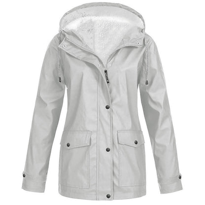 Outdoor Hooded Fleece Jacket