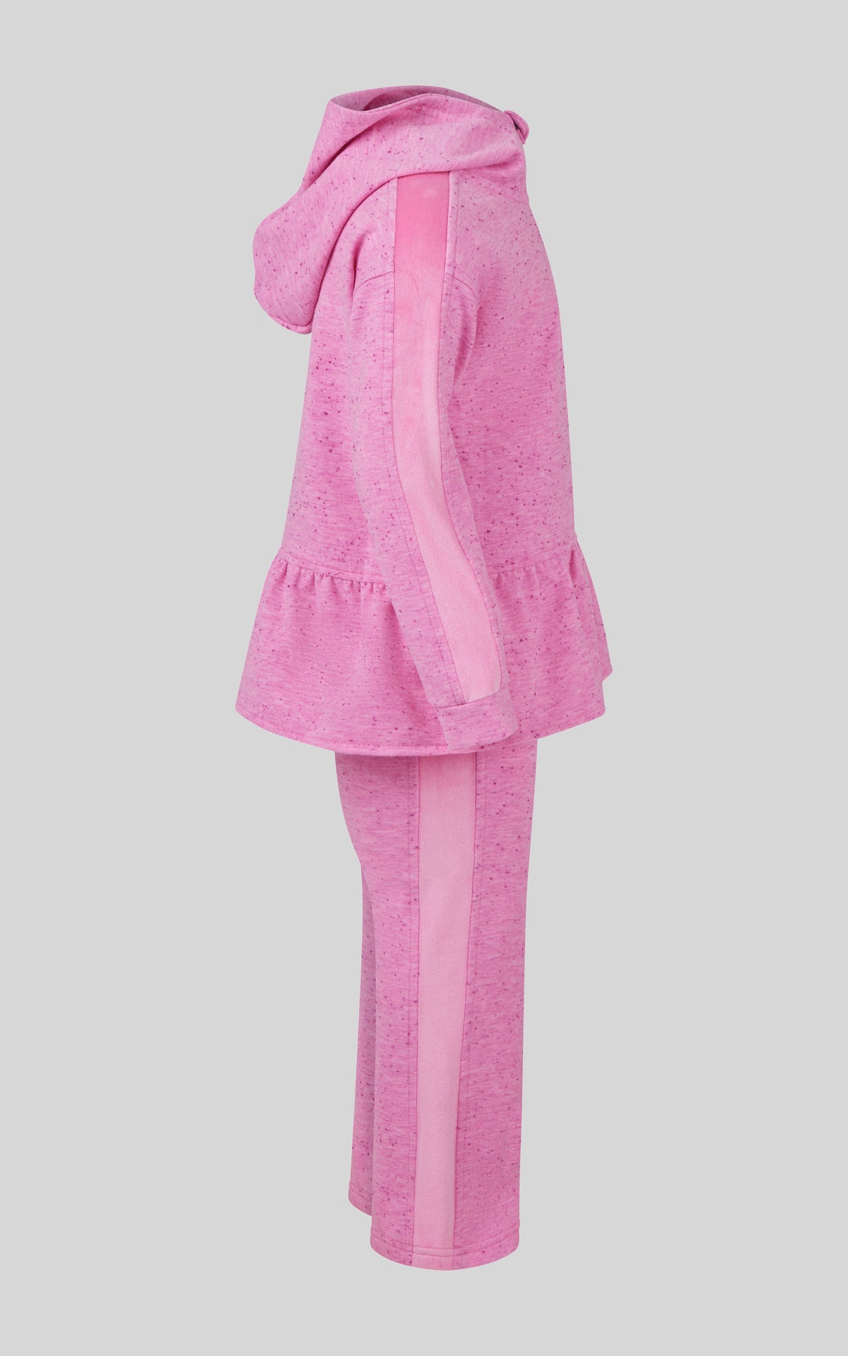 90 Degree by Reflex 4-6X 3 PC Girls Confetti Half Zip Pullover + Flared Pant + Coin Purse Set