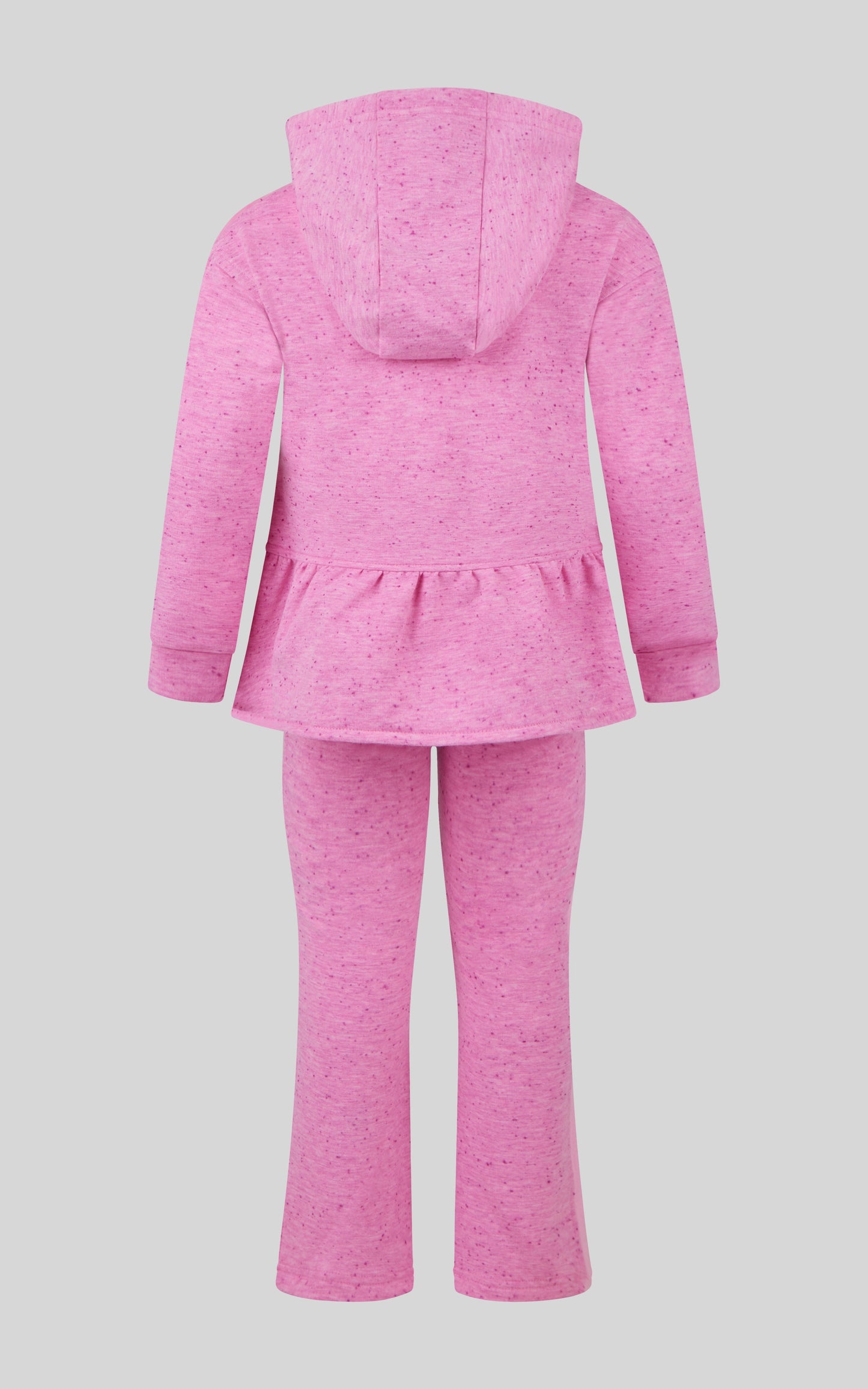 90 Degree by Reflex 4-6X 3 PC Girls Confetti Half Zip Pullover + Flared Pant + Coin Purse Set