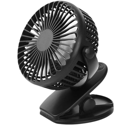 Mini Student Desk Fan USB Powered Three Speed Brushless Motor