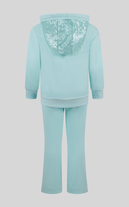 90 Degree by Reflex Toddler Girls 2 PC Brushed Terry Pullover and Flared Pant