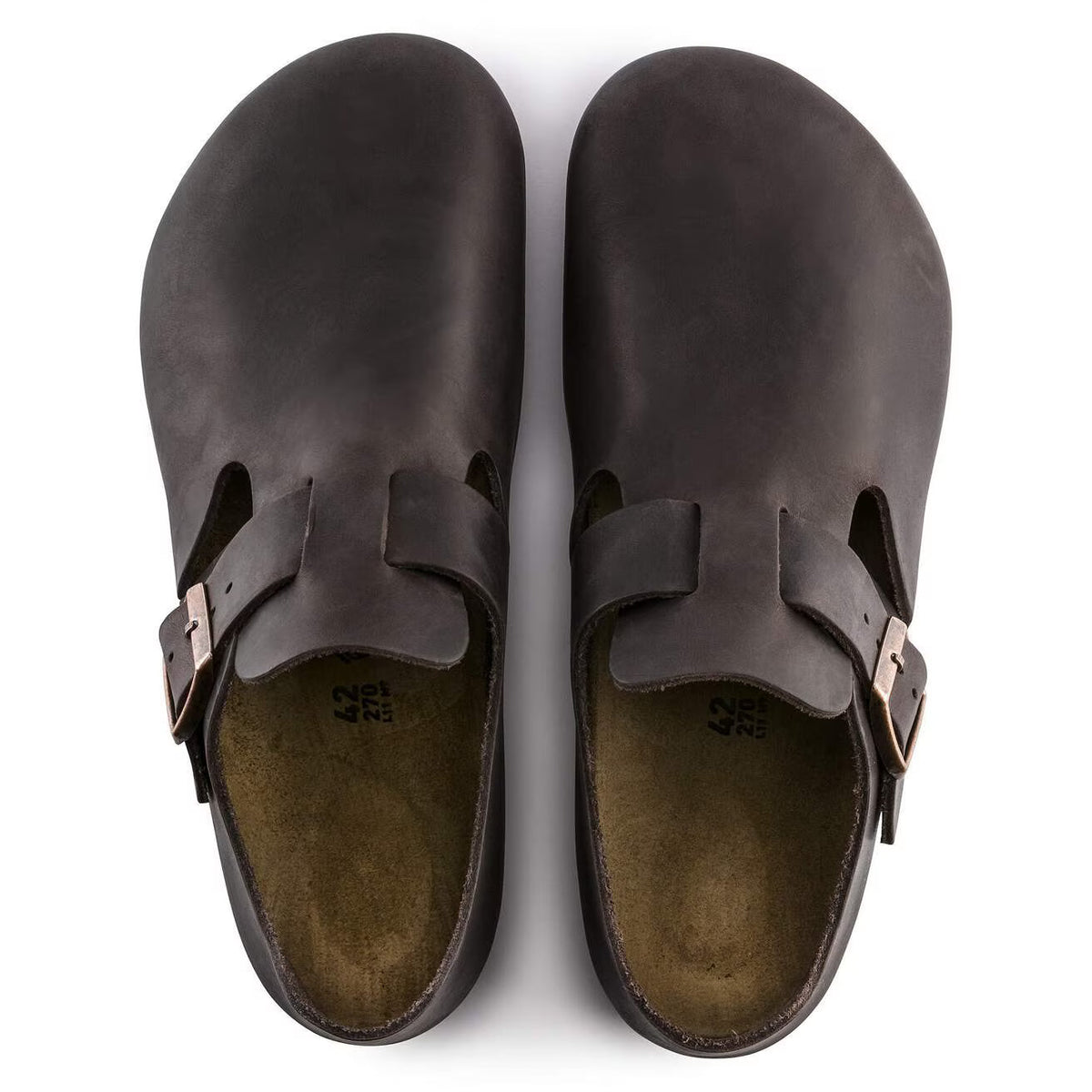 Birkenstock Unisex London Oiled Leather Habana