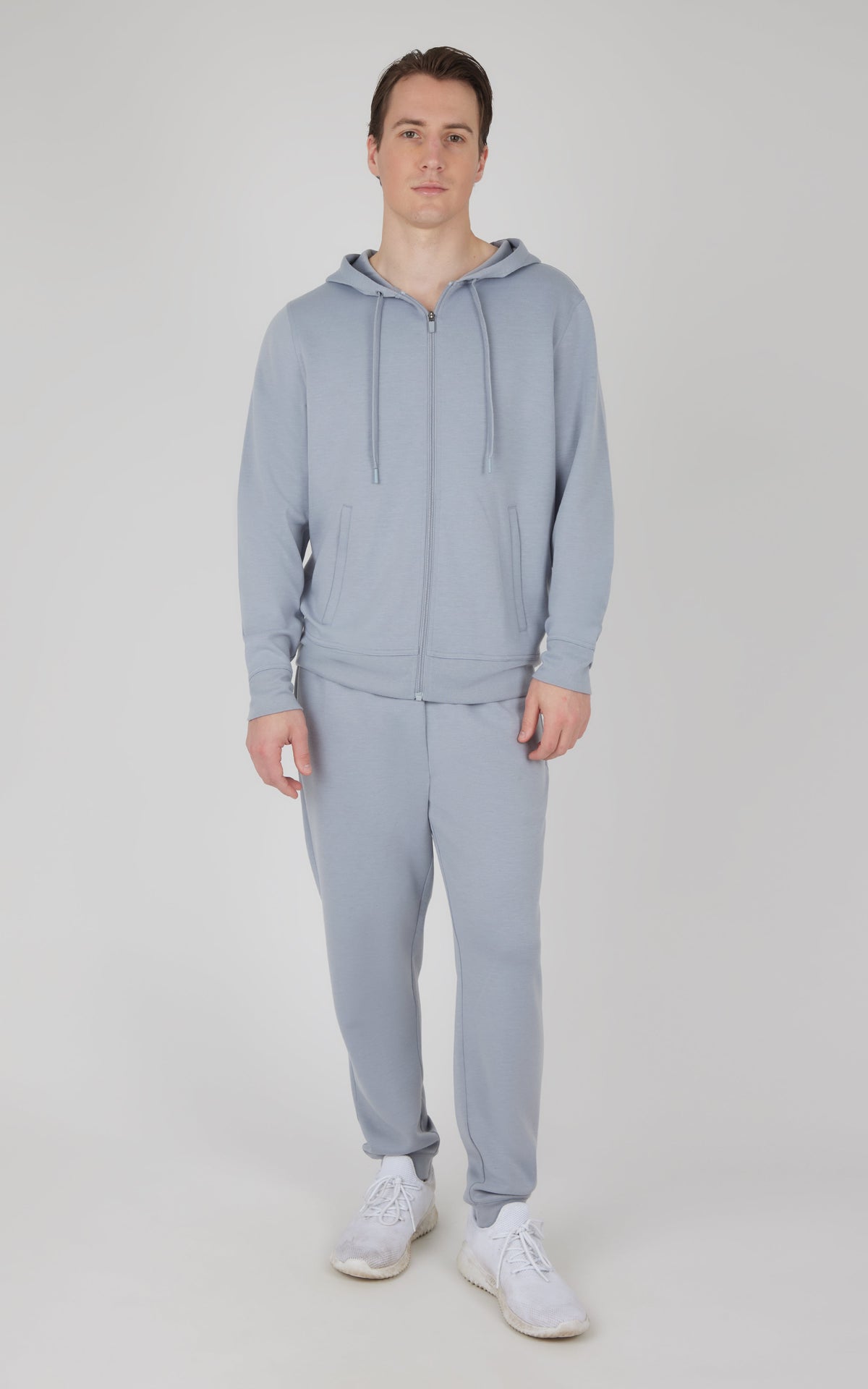 90 Degree by Reflex Men's Softlite Full Zip Jacket and Jogger Set